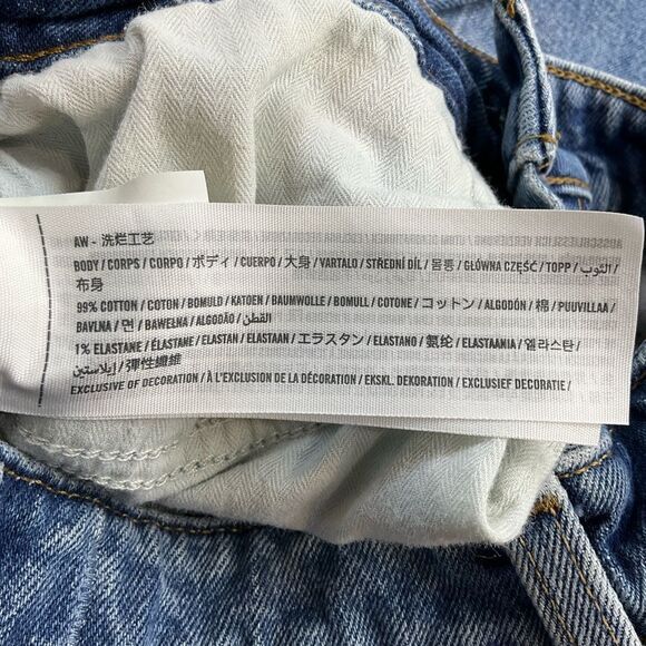 A&F Curve Love Mom Jean 24 Regular Medium Destroy - Picture 6 of 7